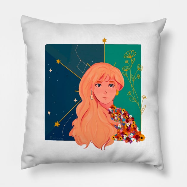 Reina Sina Fracmentos de una supernova Pillow by uchix