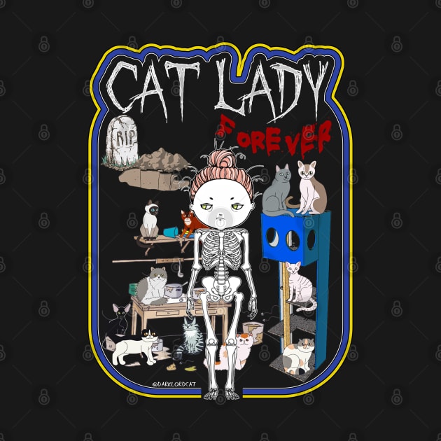 Cat lady by darklordpug