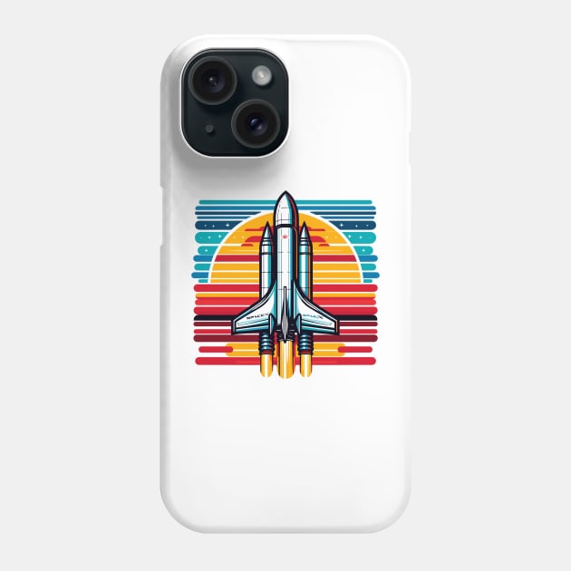 Space shuttle Phone Case by Vehicles-Art