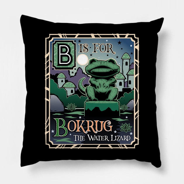 B is for Bokrug Pillow by cduensing