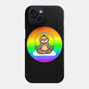 Sloth meditaten, me too Phone Case