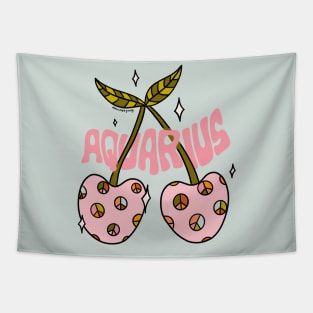 Aquarius Cherries Tapestry