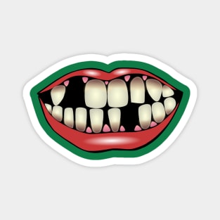 Funny Looking Mouth Magnet