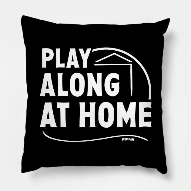 Play Along At Home Pillow by usernate