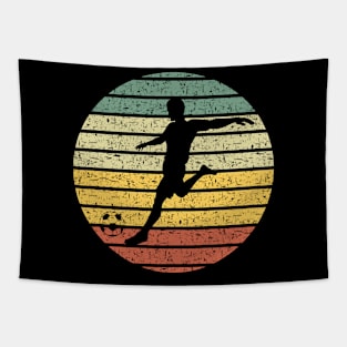 Vintage Football silhoutte Tapestry