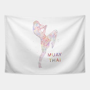 Man muay thai boxing Tapestry