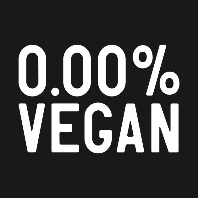 Zero Percent Vegan by Blister