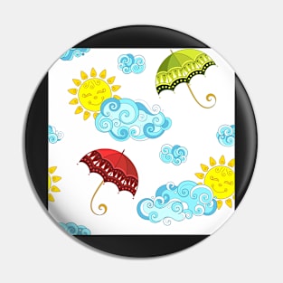 Fairytale Weather Forecast Large Scale Print Pin