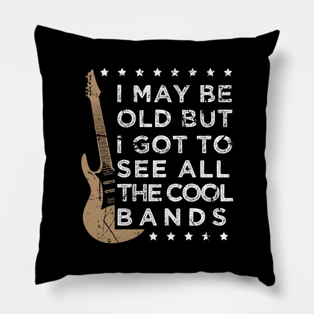 'I May Be Old But..' Funny 50th Birthday Vintage Gift Pillow by ourwackyhome