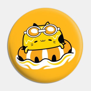 yellow cat swimmer profession Pin