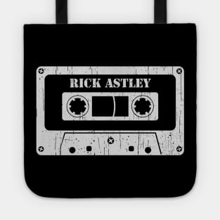 Rick Astley - Vintage Cassette White Tote