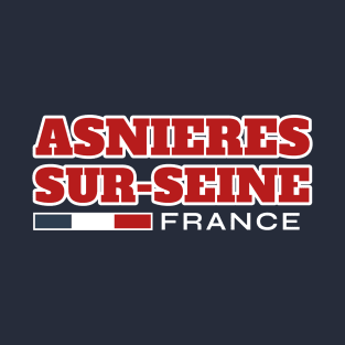 Asnieres-sur-Seine France Retro T-Shirt