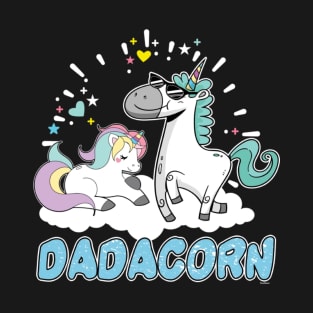 Dadacorn Daddy Father's Day Father Dad Papa Unicorn Unicorny T-Shirt