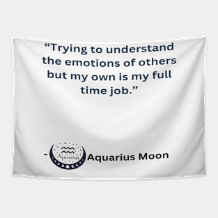 Aquarius Moon Tapestry