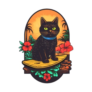 Tropical Vintage Kitty T-Shirt