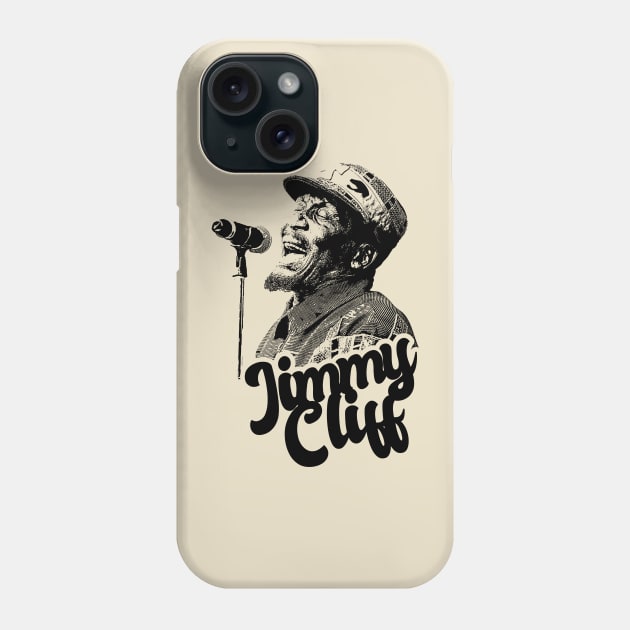 Jimmy Cliff 80s Style Classic Phone Case by Hand And Finger