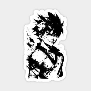 Fan Art Of Goku 04 Magnet