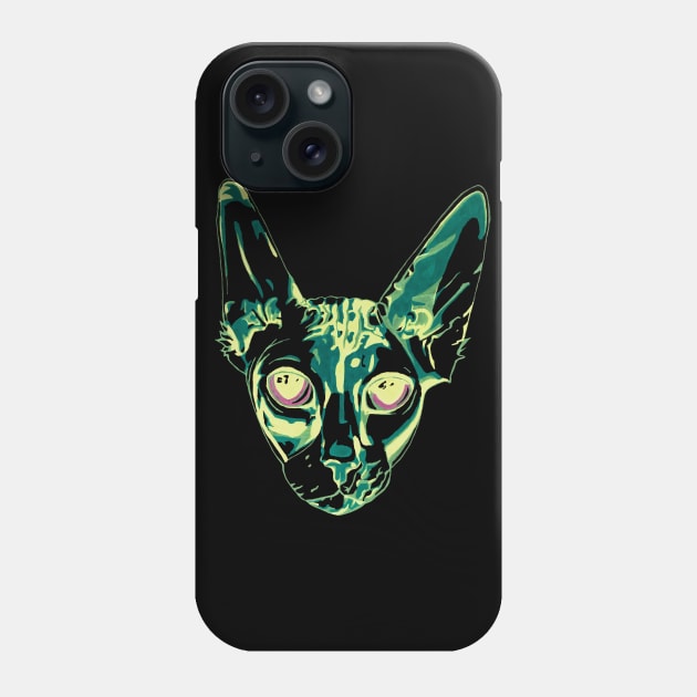 Sphynx Cat Phone Case by RaLiz