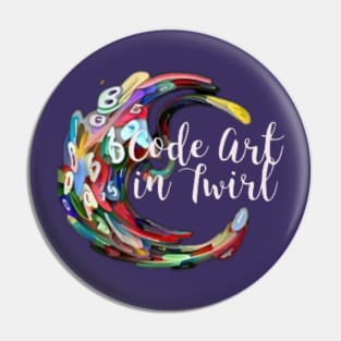 Code Art in Twirl Pin