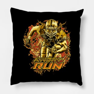 Quarterback Angry Run Pillow