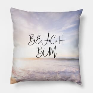 Beach Bum - beautiful beach tshirt for beach lovers Pillow