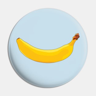 Banana Smile Mask Pin