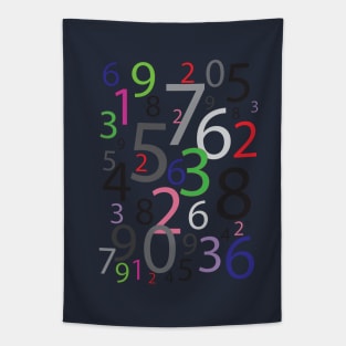 Numbers pattern Tapestry