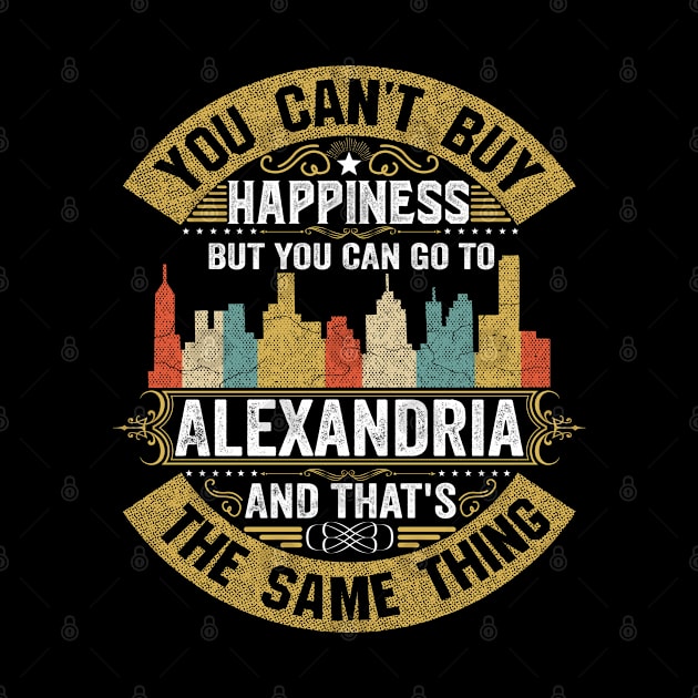 USA City Alexandria City T-Shirt I Love Alexandria Flag Virginia State Home City Alexandria Map Native USA Flag by BestSellerDesign