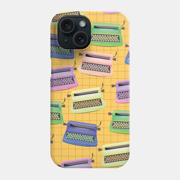 1980s typewriters Phone Case by nickemporium1