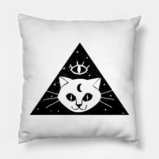 illuminati cat Pillow