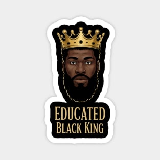 Educated Black King Magnet