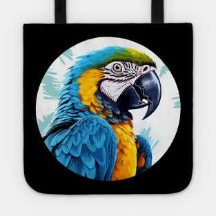 Blue and gold macaw Tote