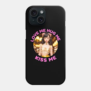 Anime Girl Love Me Beautiful Woman Anime Cosplay Phone Case