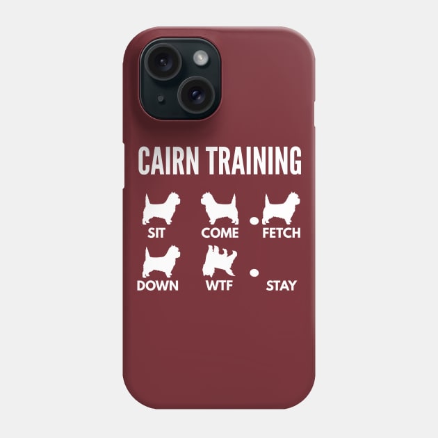 Cairn Training Cairn Dog Tricks Phone Case by DoggyStyles