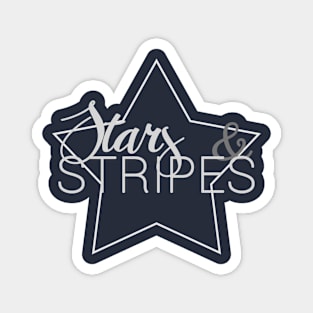 Stars & Stripes: July 4th - Independence Day Magnet