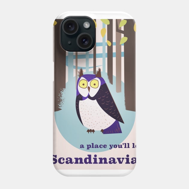 A Place You'll Love Scandinavia Phone Case by nickemporium1