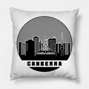 Canberra Australia Skyline Pillow