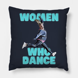Women Who Dance (plus-size jumper) Pillow