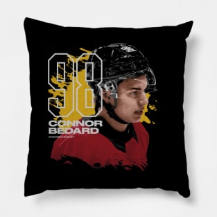 Connor Bedard Chicago Profile Pillow