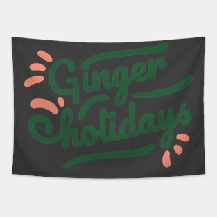 Ginger Holidays Tapestry