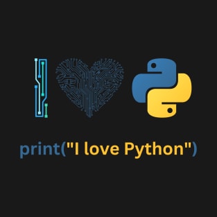 I love Python T-Shirt