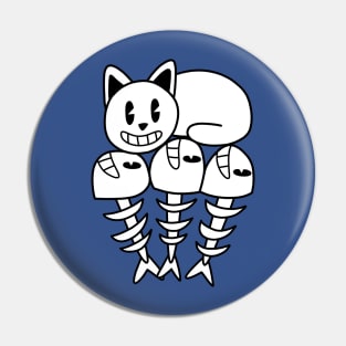 Cat's Fish Bones Pin