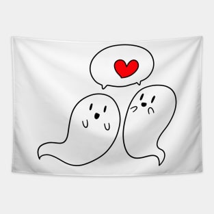 Ghost Couple Tapestry