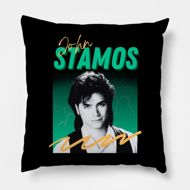 John stamos***original retro Pillow by OtakOtak