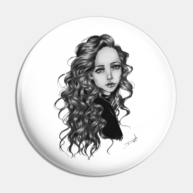 Curly Hair Pin by DaniMej