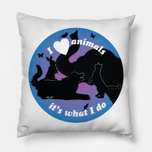 I love Animals Pillow