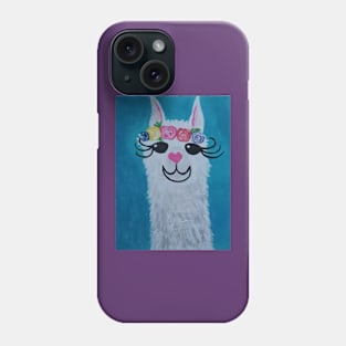 Smiling Alpaca Phone Case