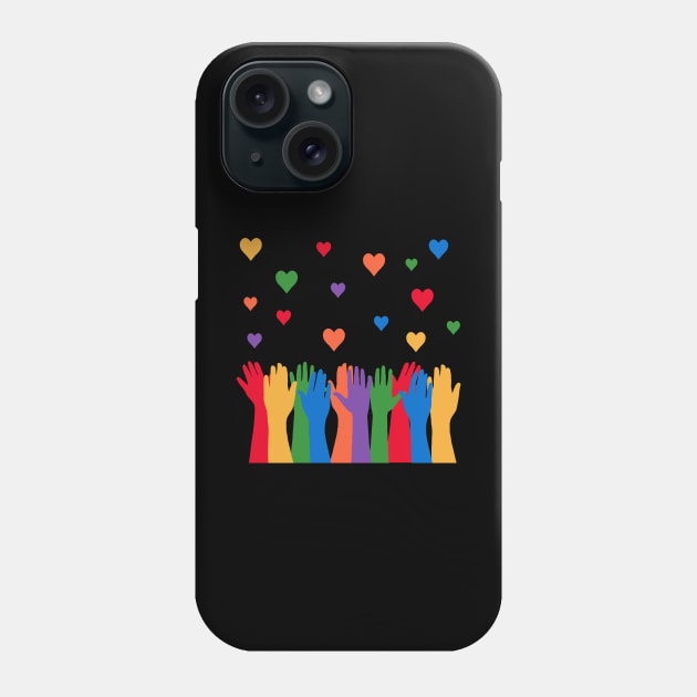 Pride hands 2 Phone Case by grafart