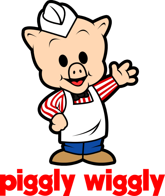 Piggly Wiggly Kids T-Shirt by liora natalia