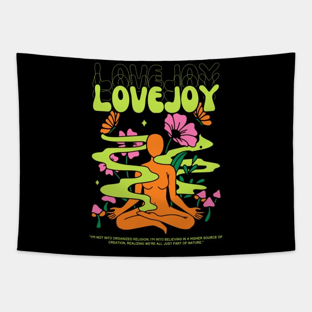 Lovejoy // Yoga Tapestry by Mamamiyah